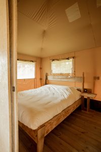 masterbedroom in safaritent Burning Man