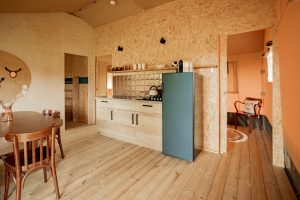 safaritent Burning man met luxe keuken
