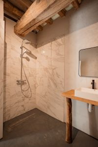 luxe douche in badkamer