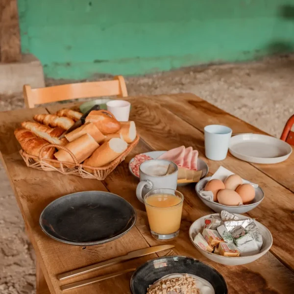 Un délicieux petit-déjeuner chaque matin