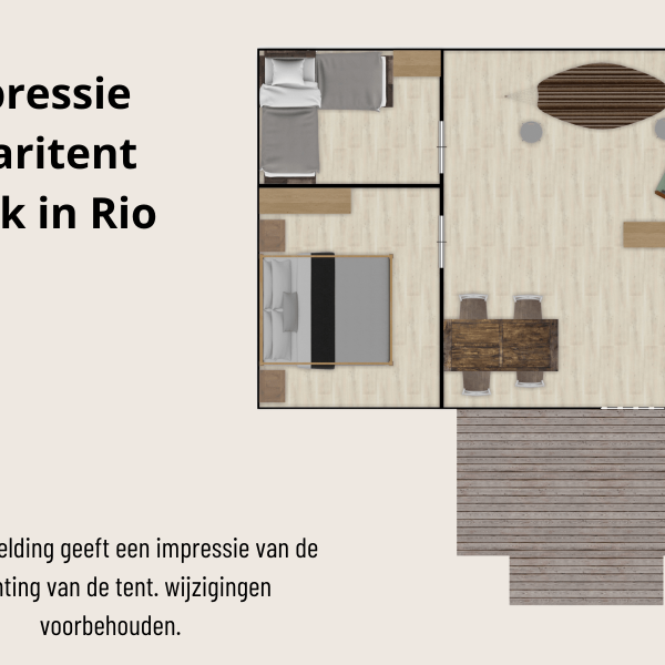 plan de la tente safari Rock in Rio